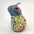 画像3: ［布製品］木版手染めぬいぐるみ・奄美のクロウサギ