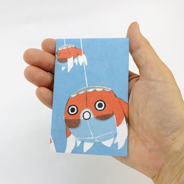 画像5: [紙製品] 美濃和紙／ぽち袋・金魚ちょうちん（５枚入）