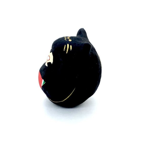 画像2: [張子] 山口さくら／黒猫だるま（スイカ）