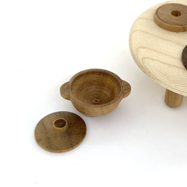 画像3: ［木製品］箱根細工／ちゃぶ台おもてなし
