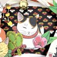 画像2: 元祖ふとねこ堂／猫国飾り Ｇ （眠り猫・三毛） (2)