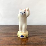 ［陶器］招き猫製作所ほたる庵／ありがとう Ｃ