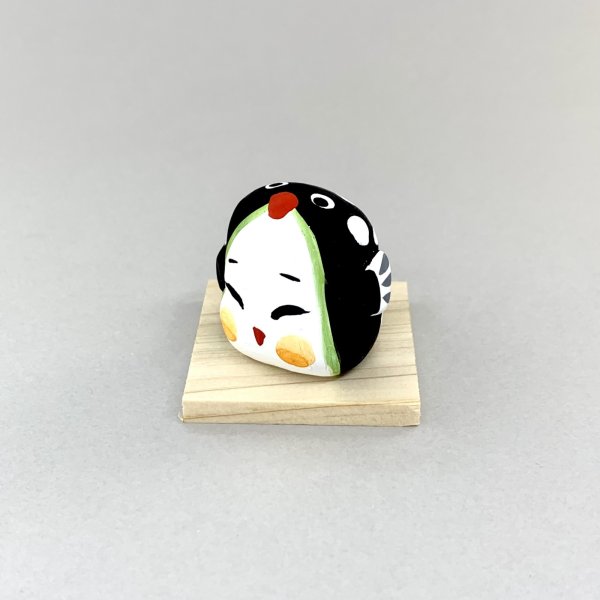 画像1: ［土人形］ 門司ヶ関人形／河豚姫だるま
