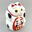 画像5: ［練物］鈴幸人形店／猫だるま（前）