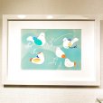画像1: ［イラスト作品］かとうかおり／額絵「鳩笛」 (1)