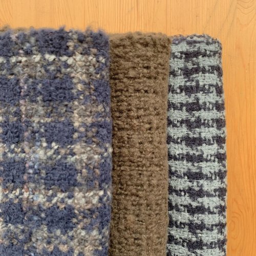 その他の写真1: 手織りマフラー／アルパカ（こげ茶）