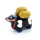 土人形］まんろく工房／復元 鞍馬の土虎（宝塔乗せ） - 旅猫雑貨