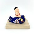 画像5: ［土人形］ 門司ヶ関人形／鯉乗り金太 (5)