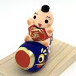 画像6: ［土人形］ 門司ヶ関人形／鯉乗り金太 (6)