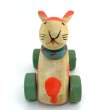 画像5: [木地玩具] はりまや／うさぎ車 (5)