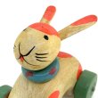 画像6: [木地玩具] はりまや／うさぎ車 (6)