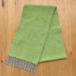 画像1: 手織りマフラー／杉綾織り（黄緑） (1)