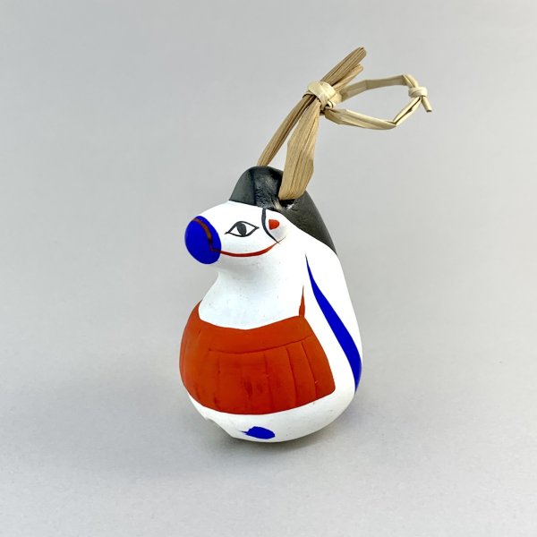 画像1: ［土鈴］のごみ人形／うま鈴 (1)